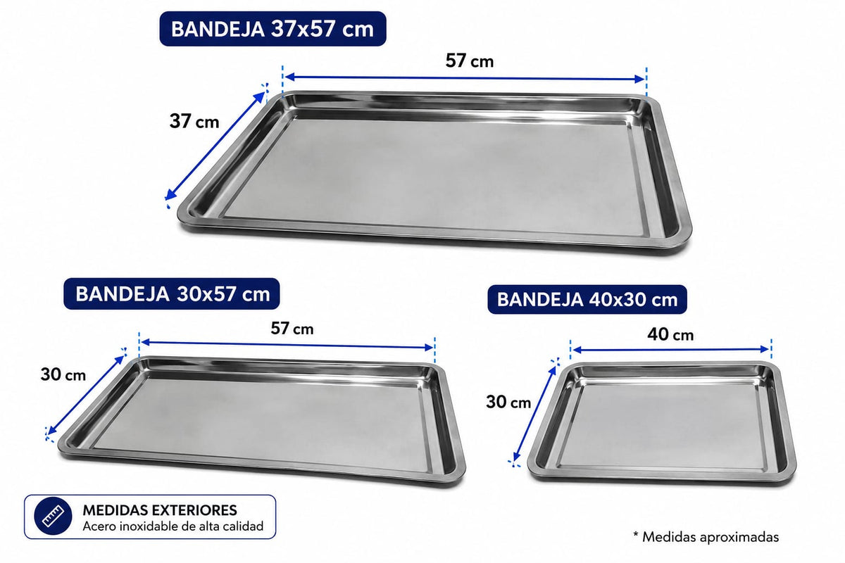 BANDEJA DE ACERO