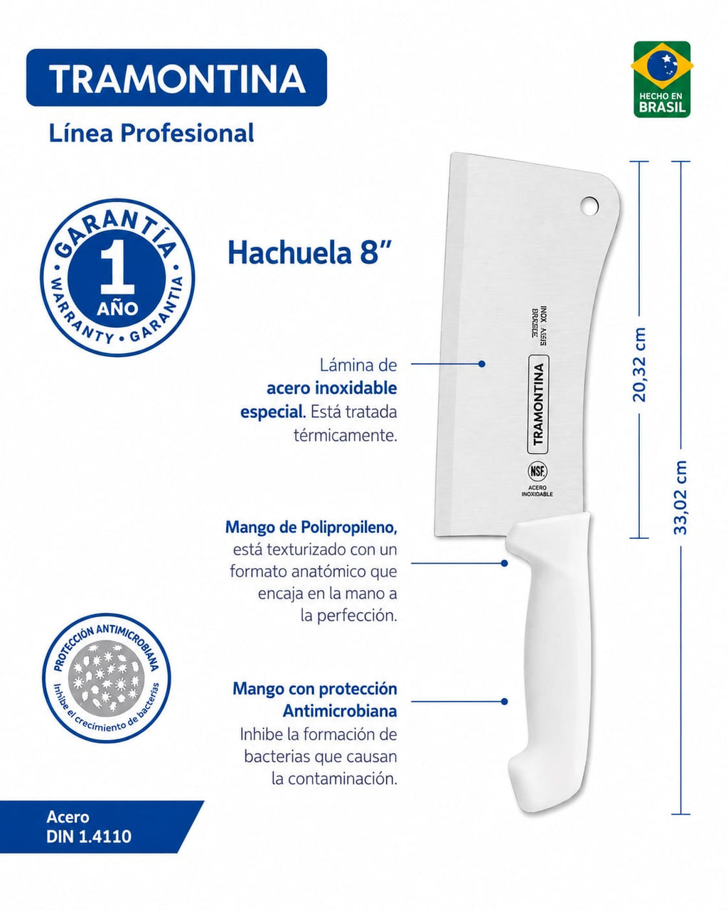 HACHUELA TRAMONTINA PROFESIONAL