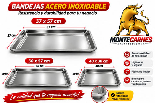 BANDEJA DE ACERO